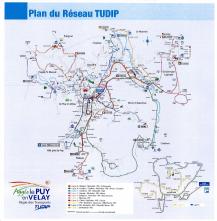 Réseau bus le puy : plan urbains, scolaires, navette, taxi tudip Plan des réseaux