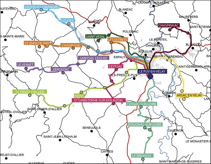 Réseau bus le puy plan urbains, scolaires, navette, taxi tudip Tudip le Puy en Velay 43